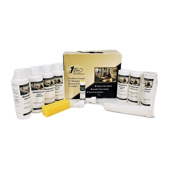 1 Plan Guardian Fabric, Leather & Wood Care System | Original Box New Unused - Picture 1 of 8